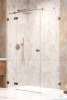 Radaway Essenza Pro Brushed Copper Kdj kabina 80x100cm lewa szczotkowana miedź 10097080-93-01L/10098100-01-01